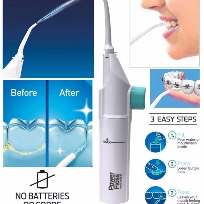 KESGİN MARKET® Power Floss Mekanik Diş Ve Ağız Temizleme Aleti