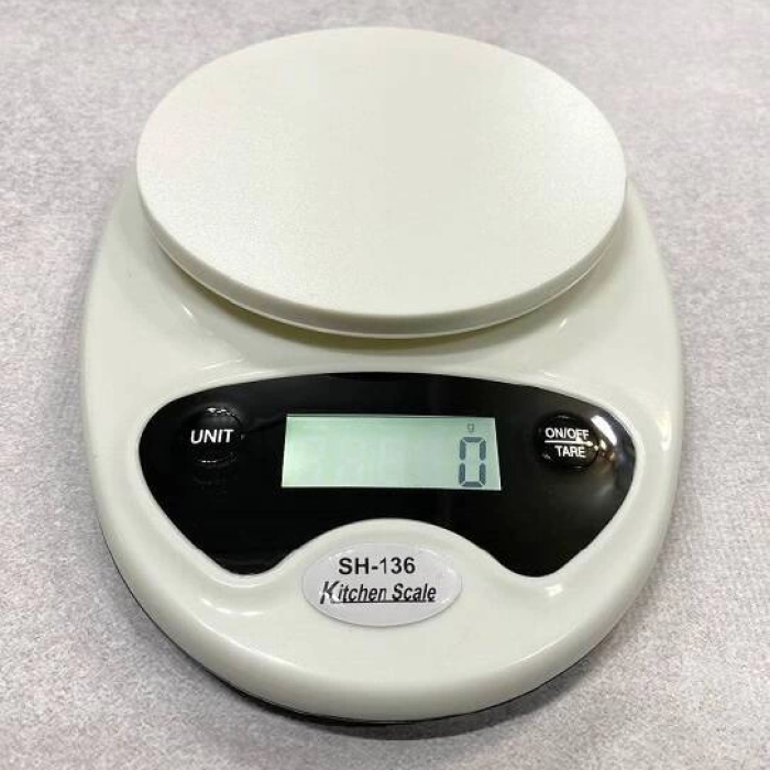 KESGİN MARKET® Hazneli Mutfak Terazisi Sh-136 - 5 Kg Hassas Dijital Tartı