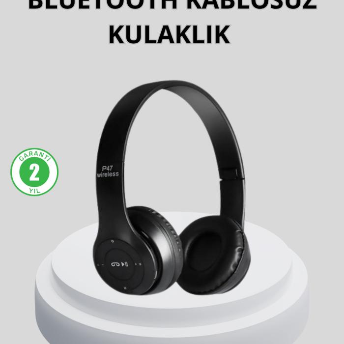KESGİN MARKET® Kablosuz Bluetooth Kulaklık – Suya Dayanıklı ve Uzun Ömürlü Kullanım