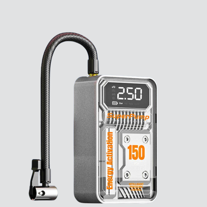 KESGİN MARKET® Taşınabilir Kablosuz Hava Pompası – 150 PSI Güçlü Basınç ve 6000mAh Şarjlı