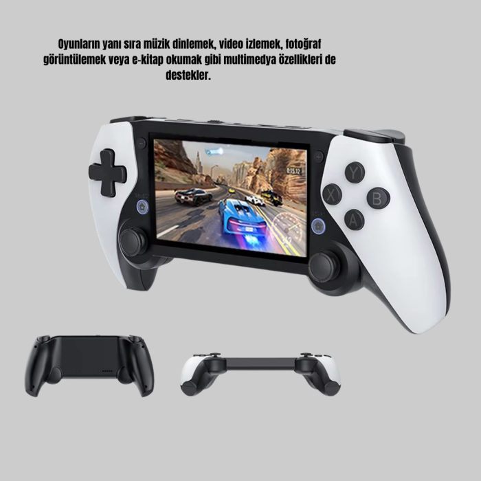 KESGİN MARKET® Taşınabilir El Konsolu – 4.3 İnç TFT Ekran, 64 GB Dahili Oyun Hafızalı