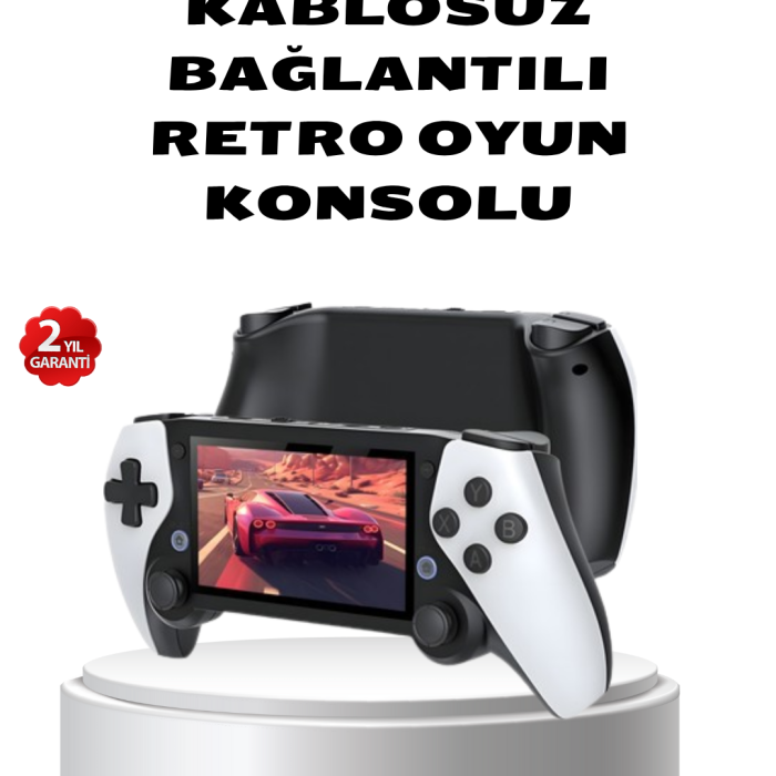 KESGİN MARKET® Taşınabilir Retro Oyun Konsolu – 4.3 İnç Ekran, 64 GB Hafıza ve Klasik Oyun Arşivi