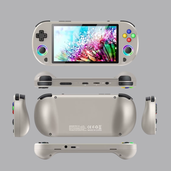 KESGİN MARKET® HD Çıkış Destekli Taşınabilir Oyun Konsolu – 5 İnç IPS Ekran, RGB Işıklı