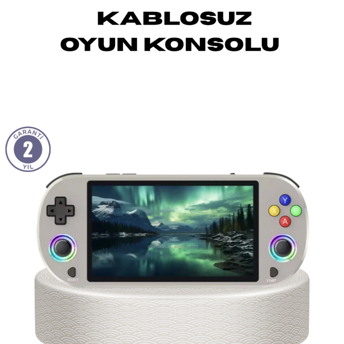 KESGİN MARKET® Taşınabilir Retro Oyun Konsolu – 5 İnç IPS Ekranlı, 3000 mAh Şarjlı, HD Destekli