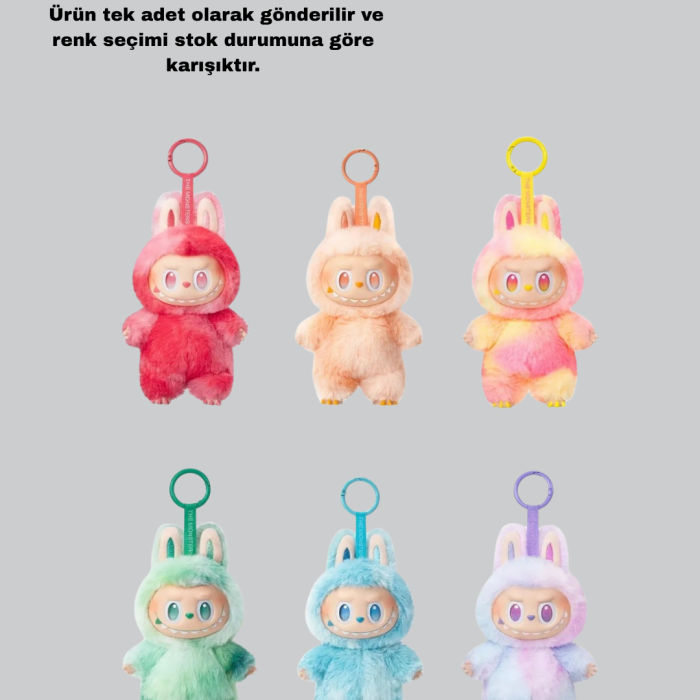 KESGİN MARKET® Dekoratif Yumuşak Labubu Peluş Figür – Koleksiyonluk ve Çocuklara Uygun Hediye 20 cm