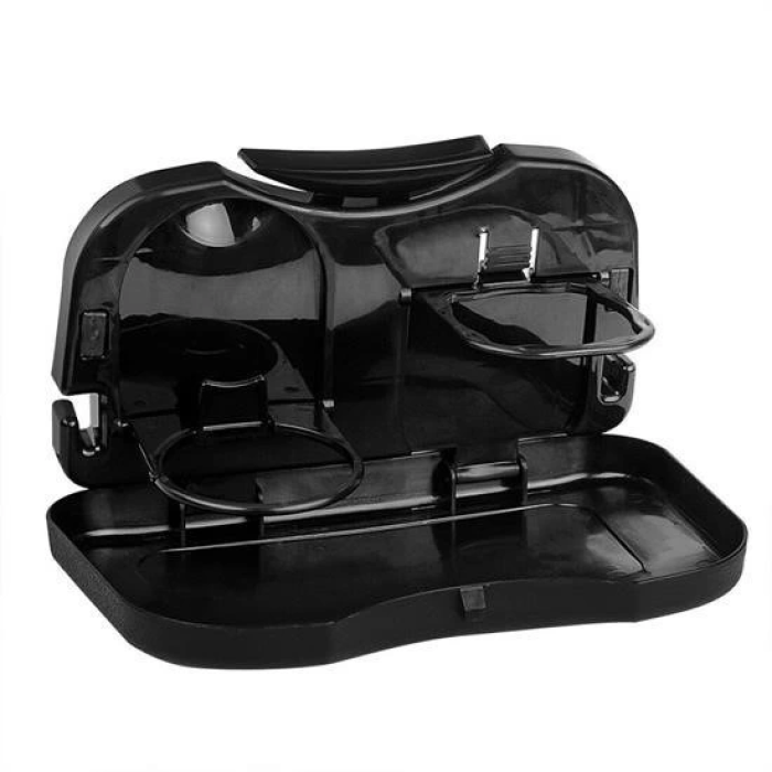 KESGİN MARKET® Araba Koltuk Arkası Katlanabilir Tepsi Siyah