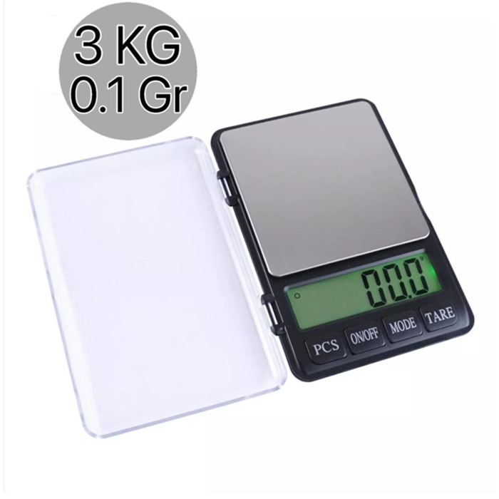 KESGİN MARKET® Mh-999 Pratik Dijital Hassas Mutfak Terazisi Hassas Tartı 2000 G /0.01 Gr. Hassasiyet