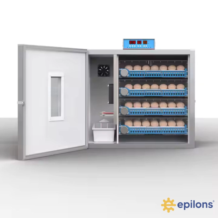 KESGİN MARKET® Endüstriyel 256 Yumurtalık Otomatik Kuluçka Makinesi Dijital Panel Isı Nem Ayarlı – Tavuk Ördek Civciv Hindi Yumurta