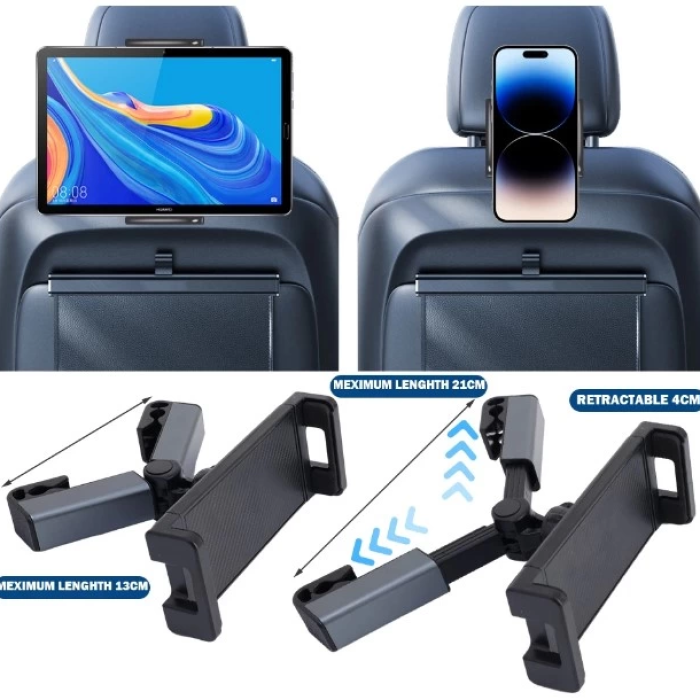 KESGİN MARKET® Araç Koltuk Arkası Tablet Tutucu, Telefon Tutucu, Tablet/telefon Tutucu