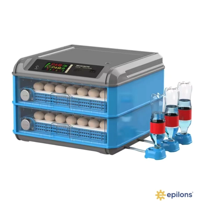 KESGİN MARKET® Tam Otomatik 128 Yumurta Kapasiteli Kuluçka Makinesi - Civciv Kaz Hindi Ördek Yetiştiriciliği Wifi Kamera Hediyeli