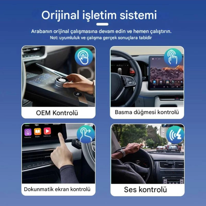 KESGİN MARKET® Kablosuz Android Auto/car Play Usb Dongle Cihazı