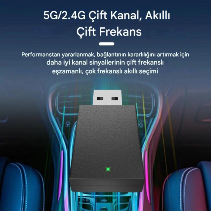 KESGİN MARKET® Kablosuz Android Auto/car Play Usb Dongle Cihazı