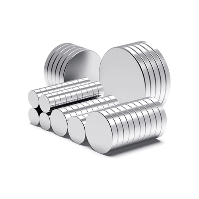 KESGİN MARKET® 50 Adet 10x2mm Yuvarlak Neodyum Mıknatıs Güçlü Magnet Nikel Kaplamalı