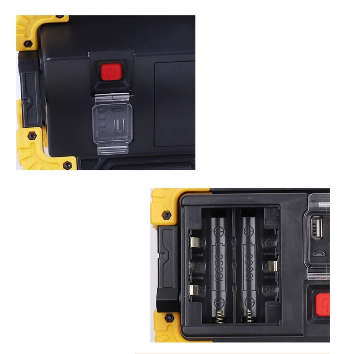 KESGİN MARKET® 750 Lümen Powerbank Şarjlı Işıldak  Wt-330