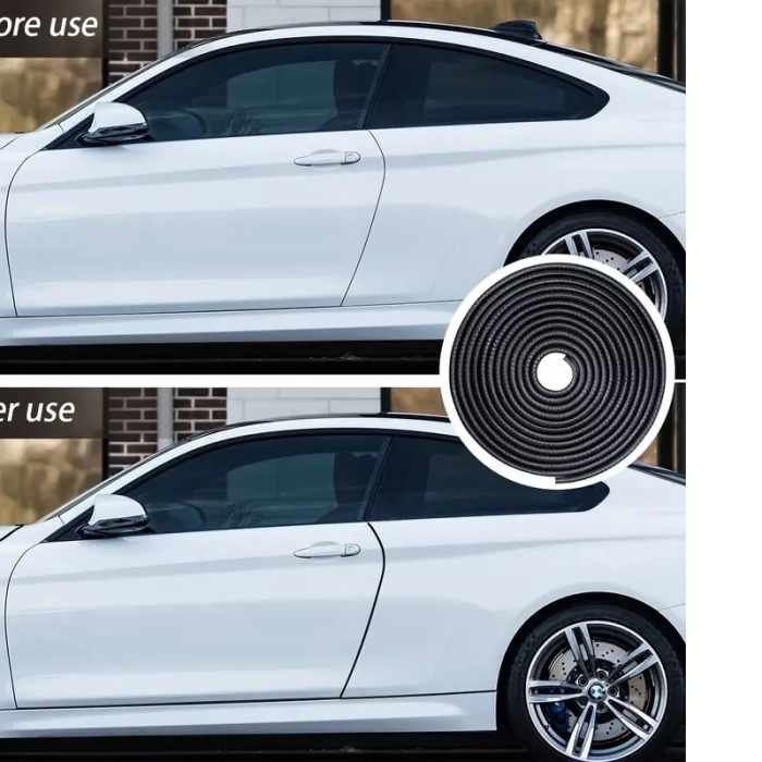 KESGİN MARKET® 5 Metrelik Araba Kapı Kenar Koruma Şeridi Rulosu