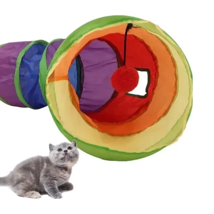KESGİN MARKET® Kedi Oyun Tüneli 117 Cm