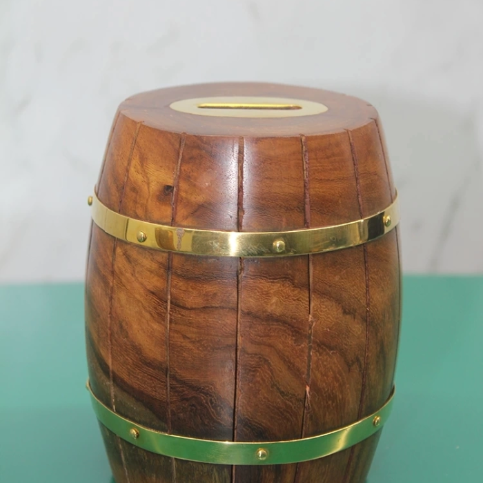 KESGİN MARKET® Pirinç Fıçı Kumbara 1786