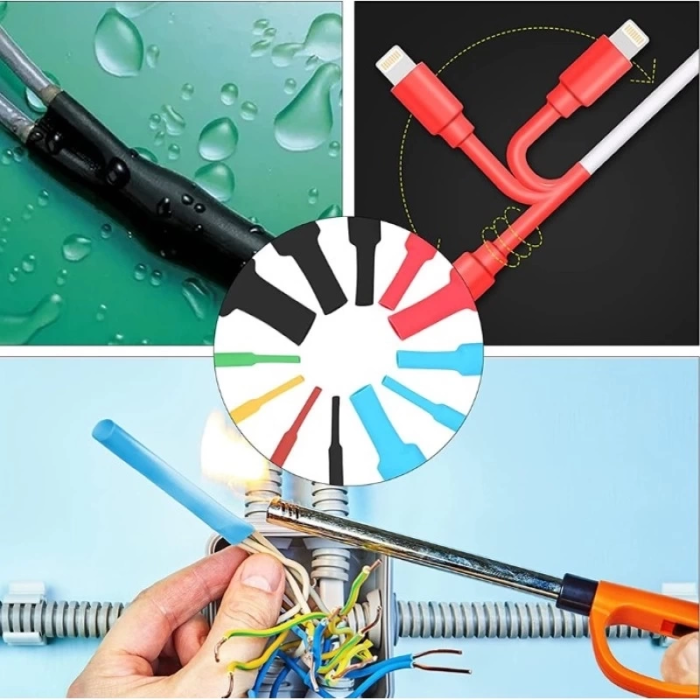 KESGİN MARKET® Kablo Koruyucu Makaron Seti 560 Parça