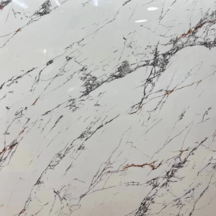 KESGİN MARKET® Beyaz Mermer Desenli Yapışkanlı Kaplama Kağıdı  Büyük Boy 5 Metre