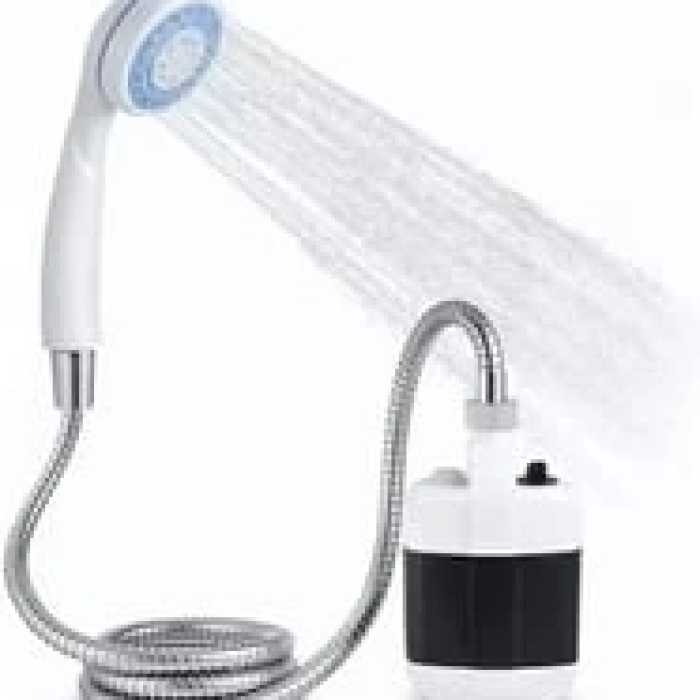 KESGİN MARKET® Taşınabilir Şarjlı Seyyar Duş Seti ( Pompa - Hortum - Duş Başlığı )