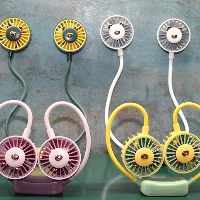 KESGİN MARKET® Kuromi Şarjlı Boyun Fanı Vantilatör 2 Kademeli Alk2690