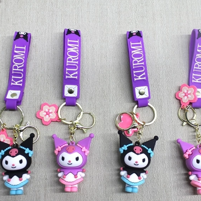 KESGİN MARKET® Kuromi Silikon Anahtarlık Alk4259