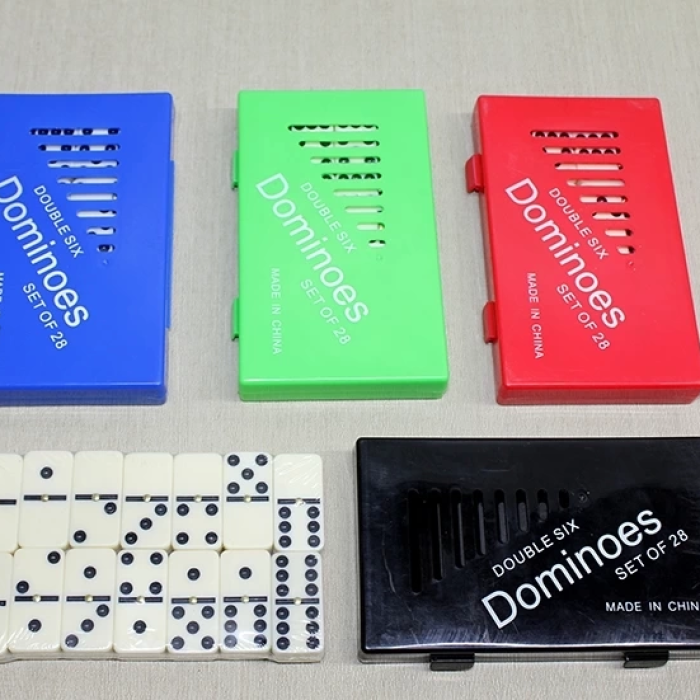 KESGİN MARKET® Plastik Kutulu Domino Oyunu Alk3532