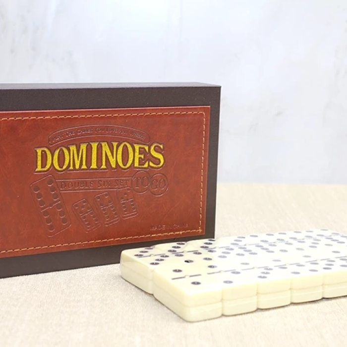 KESGİN MARKET® Deri Kutulu Domino Oyunu Alk4217