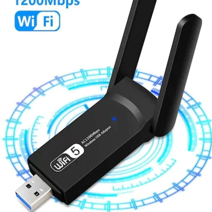 KESGİN MARKET® Dual Band Ac1200 Usb 3.0 Adaptör Kablosuz Wifi Yükseltici
