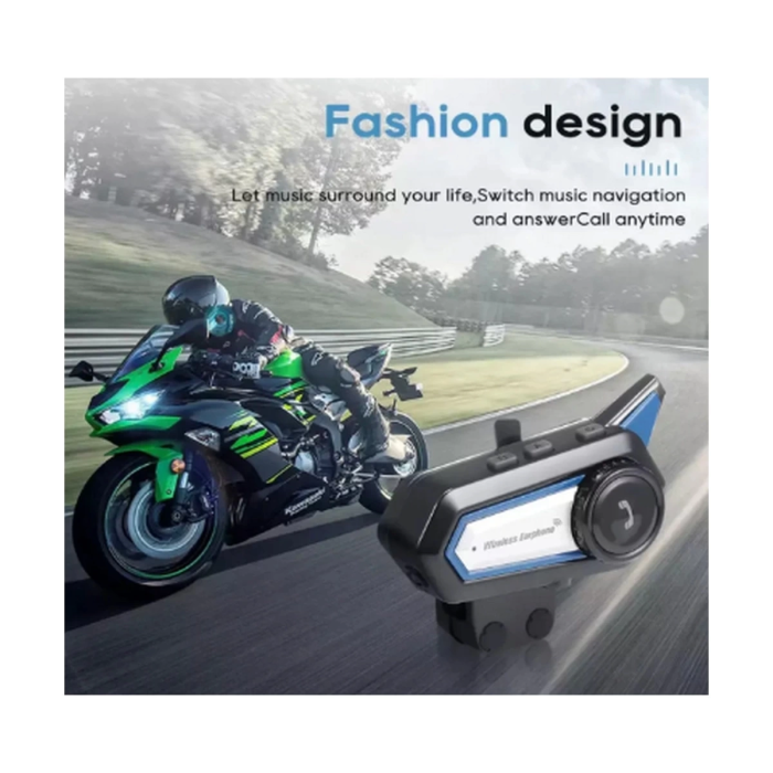 KESGİN MARKET® Bt31 Kask Kulaklık Bluetooth 5.0 Motosiklet Interkom Su Geçirmez Kablosuz Kulaklık