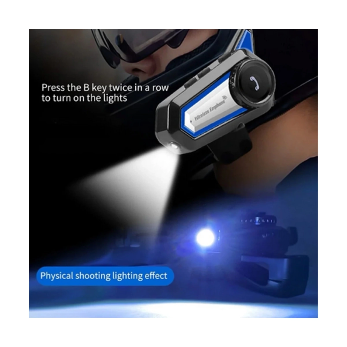 KESGİN MARKET® Bt31 Kask Kulaklık Bluetooth 5.0 Motosiklet Interkom Su Geçirmez Kablosuz Kulaklık