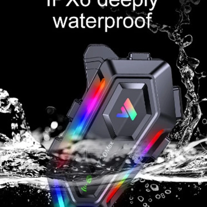 KESGİN MARKET® Y20 Max Motosiklet Bluetooth 5.3 Kask Intercom 2 Kişi 300 Metre Eşleşme Özellikli