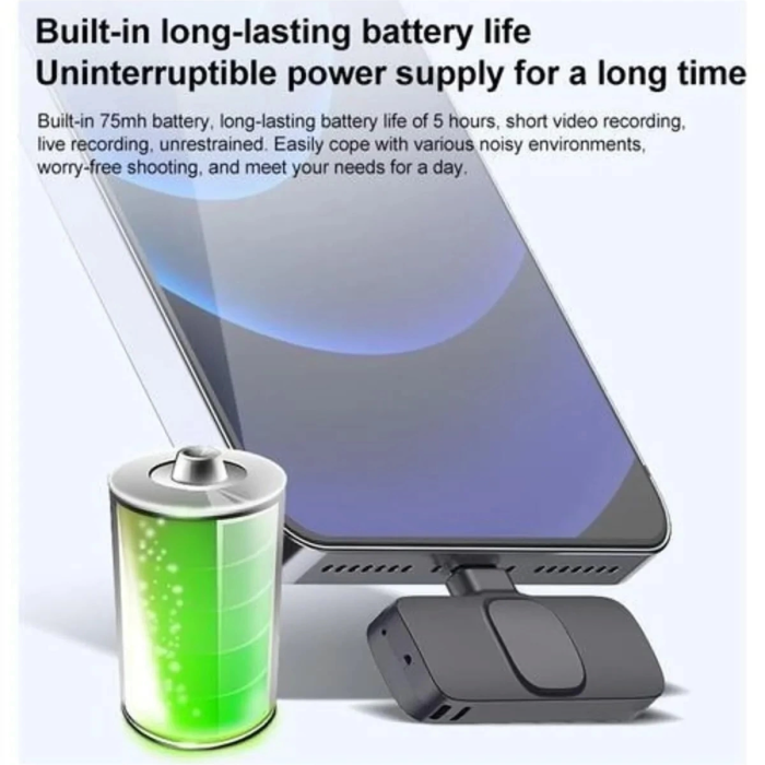 KESGİN MARKET® K9 2’li Lightning Kablosuz Yaka Mikrofonu