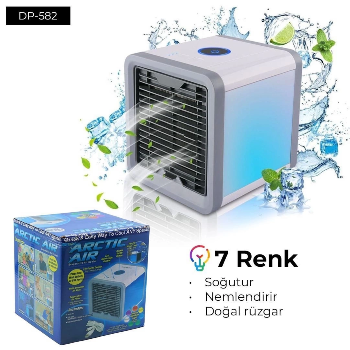 KESGİN MARKET® Dempower Masaüstü Kara Fan