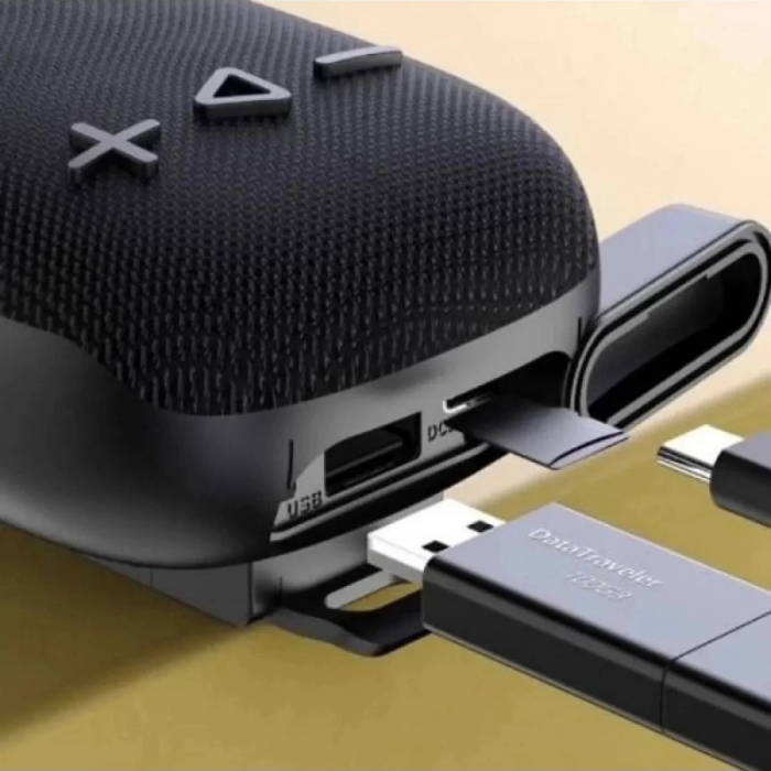 KESGİN MARKET® Bisiklet Motorsiklet Gidon Kemer Aparatlı Hafıza Kartı Usb Girişli Bluetooth Hoparlör