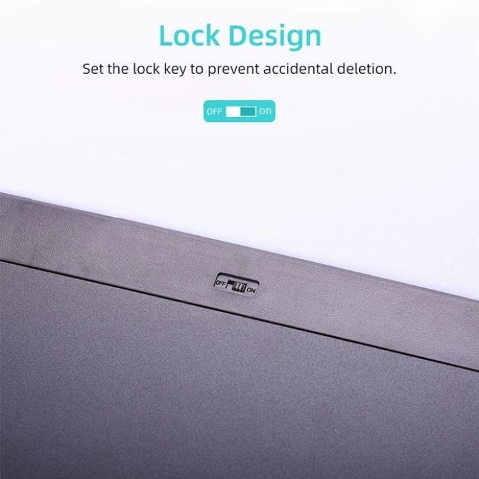 KESGİN MARKET® T12 Mavi Writing Tablet Lcd 12 Inç Dijital Kalemli Çizim Yazı Tahtası