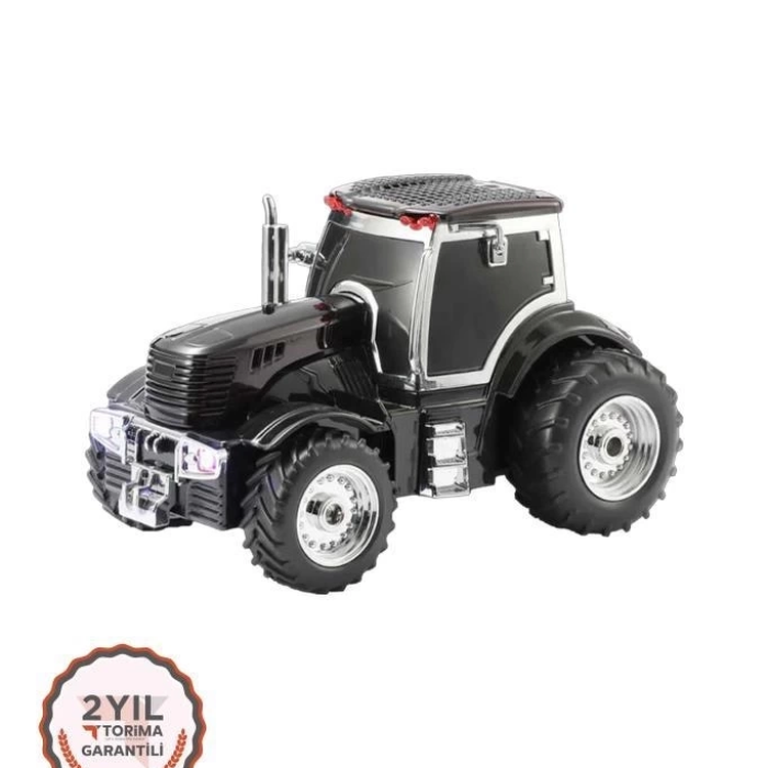 KESGİN MARKET® D42 Siyah Traktör Tasarım Usb/fm Radyo Bluetooth Hoparlör Speaker
