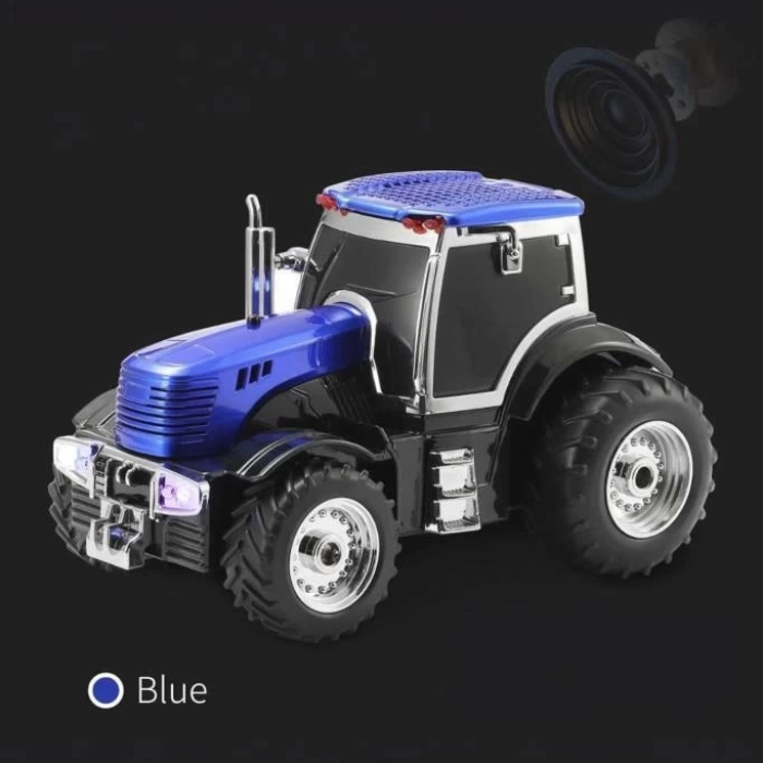 KESGİN MARKET® D42 Mavi Traktör Tasarım Usb/fm Radyo Bluetooth Hoparlör Speaker