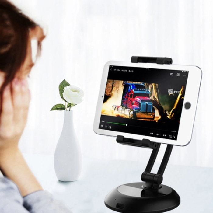 KESGİN MARKET® Masa Üstü 360 Derece Ayarlanabilir Tablet Tutucu Telefon Standı 6.3’’- 11 İnç’’ Masaüstü Tablet
