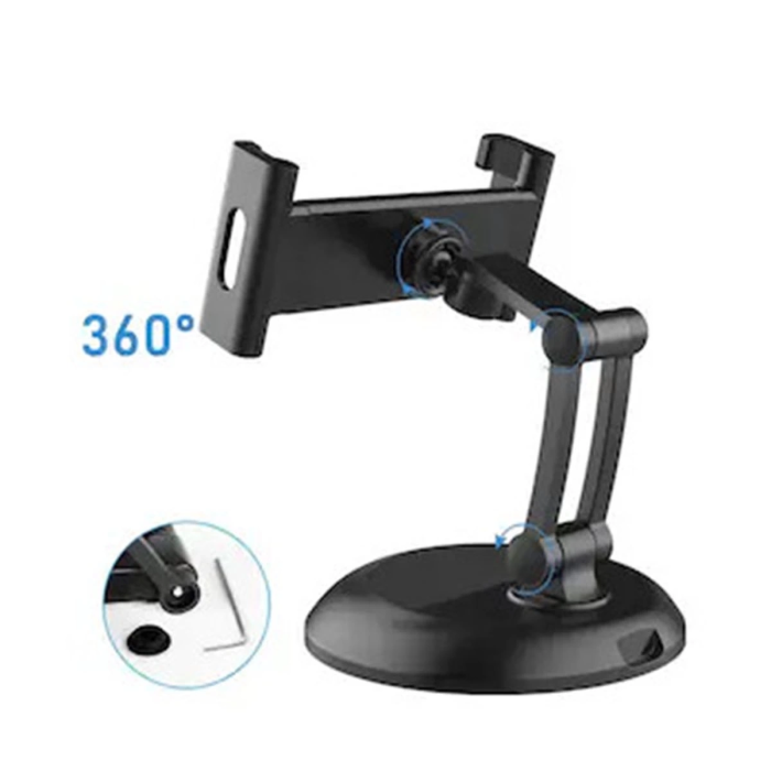 KESGİN MARKET® Masa Üstü 360 Derece Ayarlanabilir Tablet Tutucu Telefon Standı 6.3’’- 11 İnç’’ Masaüstü Tablet