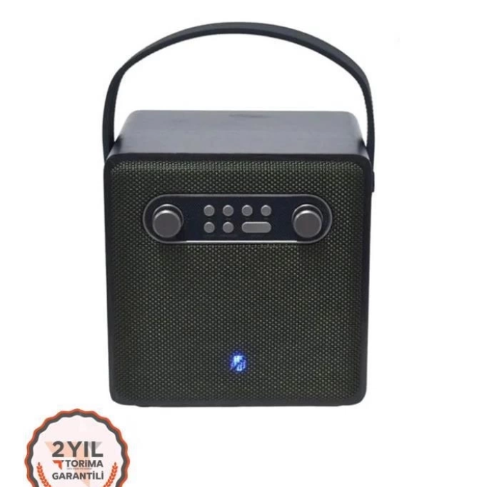 KESGİN MARKET® Bts-1688 Yeşil Mikrofonlu Karaoke Bluetooth Hoparlör
