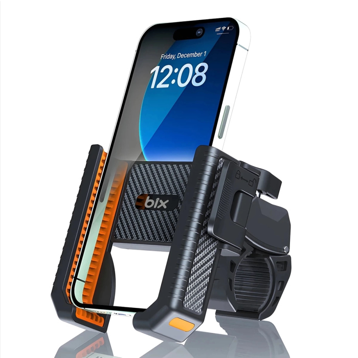 KESGİN MARKET® Gidon Bağlantılı Bisiklet Motosiklet İçin Esnek Abs 4-7.8″ İnç Telefon Tutucu 360° Dönebilen Tasarım