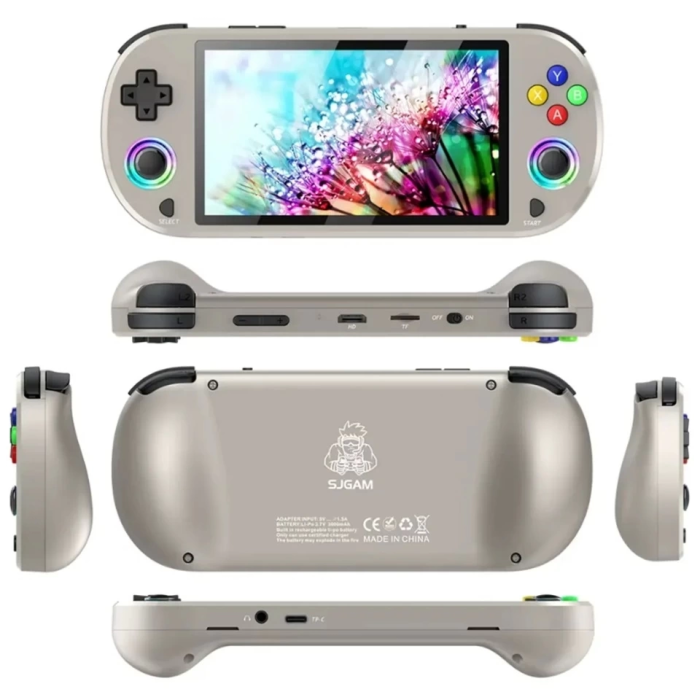 KESGİN MARKET® M22 Pro Retro Oyun Konsolu 5.0 ’’ıps Ekran Dahili 20000+ Oyun Emülatörleri Rgb Led Joystick