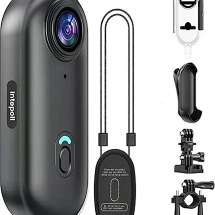 KESGİN MARKET® Mini 4k Wıfı Aksiyon Kamerası Vücut Kamerası Giyilebilir Video Kaydedici Hafıza Kartı Dahil