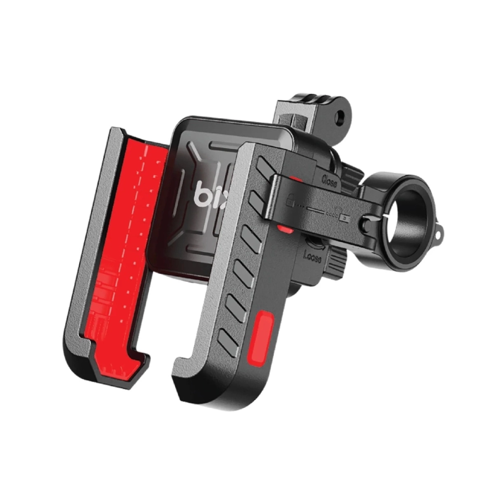 KESGİN MARKET® Gidon Bağlantılı 360° Derece Ayarlanabilir 3.5”-7.2” Uyumlu Motosiklet Bisiklet Telefon Tutucu