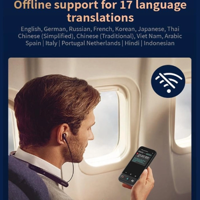 KESGİN MARKET® Kameralı 140 Dilde Wifi Özellikli Translator Elektronik Çeviri Cihazı Türkçe Menü