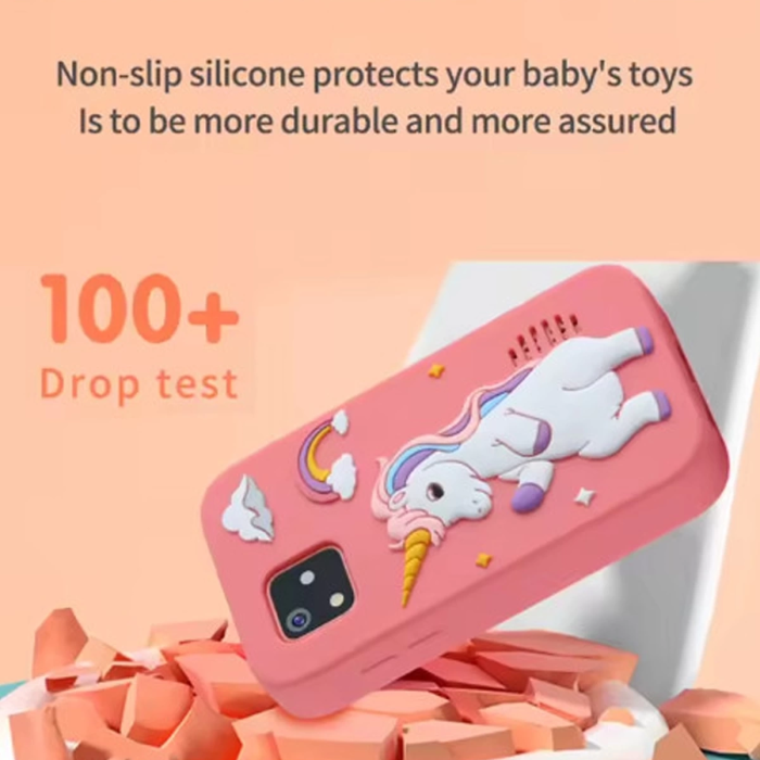 KESGİN MARKET® Telefon Modelli Çocuk Dijital Fotoğraf Makinası Çift Kameralı Dokunmatik Ekran 2.0 Ekran