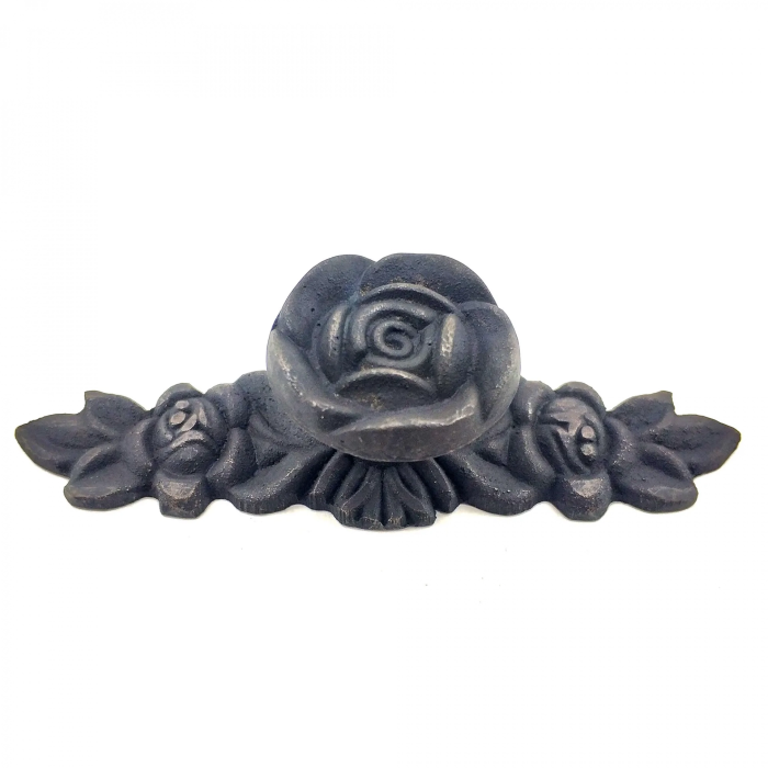 KESGİN MARKET® Antika Tarz Dekoratif Pirinç Gül Düğme - 30x100 Mm, Oksit