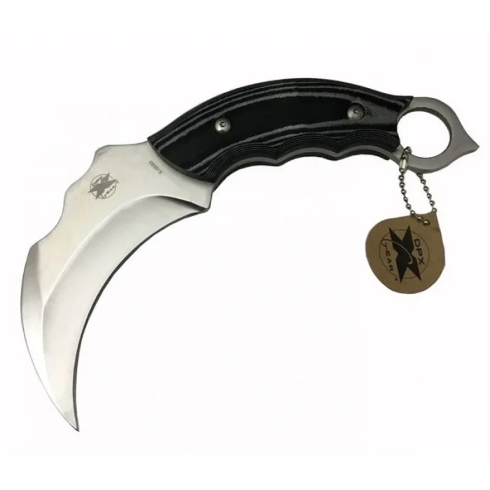 KESGİN MARKET® Gear Scorpion X 0580 Karambit Outdoor Bıçak 20 Cm - Kılıflı