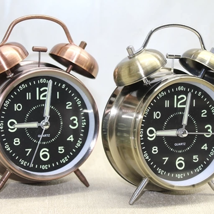 KESGİN MARKET® Metal Çalar Saat Alk4687